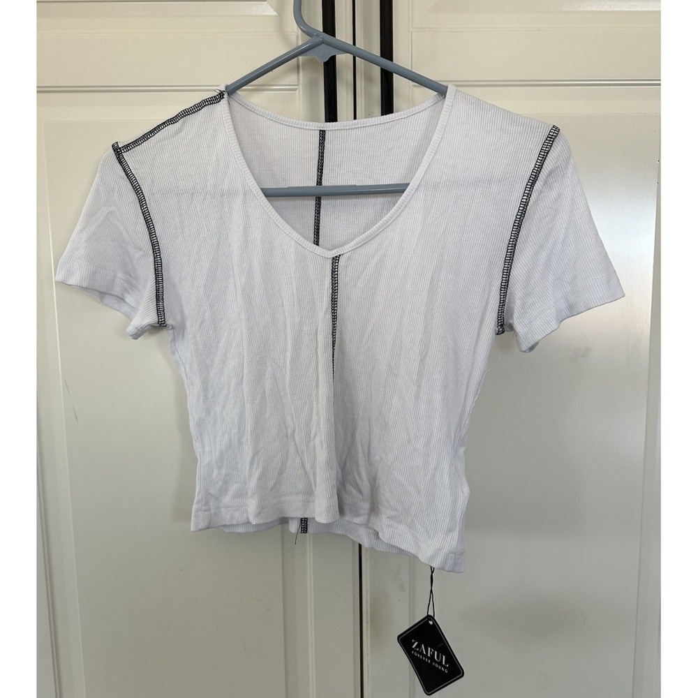 Women's half shirt Zaful forever  young new with tags Size Small